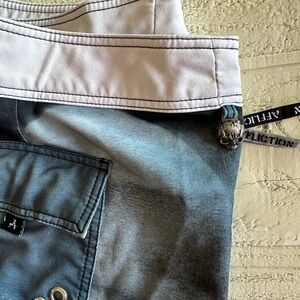 Vintage Affliction Board Shorts – Samurai Graphic – Size 40 (XL)